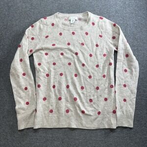 Rachel Zoe‎ 2-ply cashmere women's pullover sweater size medium tan pink